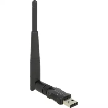 DeLock USB2.0 Dual Band WLAN adapteris AC/A/B/G/N – USB 2.0 – 802.11b/a/g/n/ac – juodas (12462)
