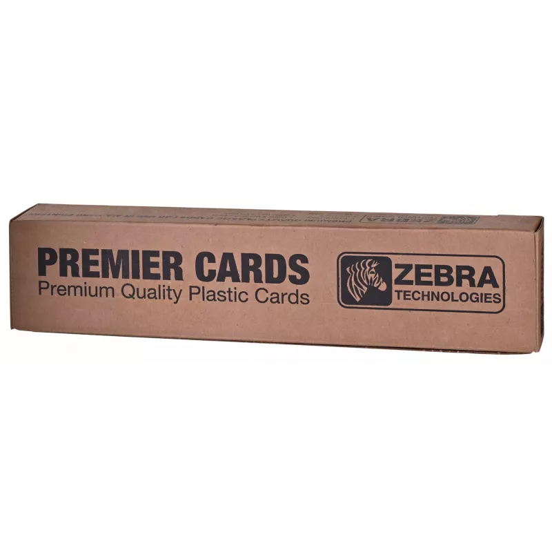Zebra Premier PVC kortelė, 30 mil (5 pakuotės x 100 vnt.)