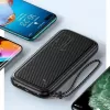 Nešiojamas powerbankas USAMS PB56 10000mAh 2xUSB / USB-C / MicroUSB greitas įkrovimas