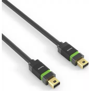 PureLink Ultimate Series ULS2200 – DisplayPort kabelis, Mini DisplayPort (M) fiksavimas į Mini DisplayPort (M) fiksavimas, DisplayPort 1.2, 1 m, apvalus, palaiko 4K 60 Hz