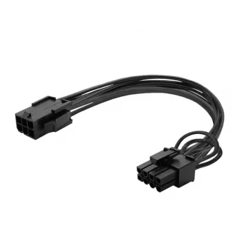 Savio AK-49 6 kontaktų į 8 kontaktų PCI-Express maitinimo laidas 0,18 m juodas