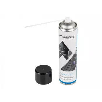 Suslėgto oro valiklis LANBERG CG-600FL-001 — 600 ml, kompiuterių valymui, Juoda/Mėlyna/Balta
