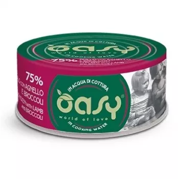 Oasy More Love Vištiena su ėriena ir brokoliais 70g