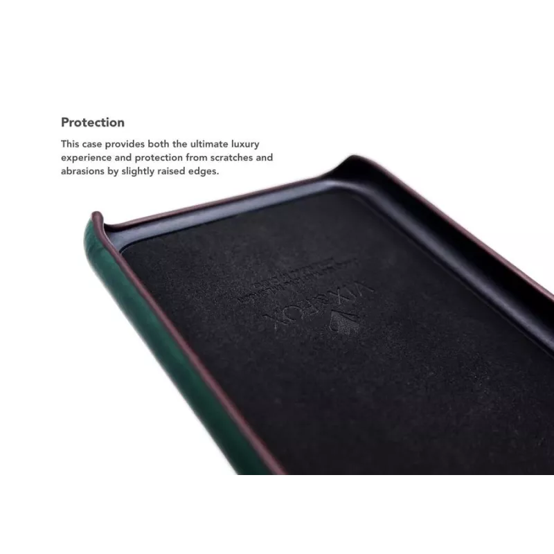 VixFox nugarėlė su kortelių kišene iPhone X / XS, miško žalia
