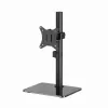 Monitorio stovas GEMBIRD MS-D1ST-03 pilno judesio 17–32 colių ekranams, plieninis, juodas, VESA 75x75–100x100, 9 kg
