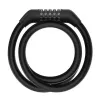 Kabelinė spyna Xiaomi BHR6751GL paspirtukui, 1,2 m, 1,2 cm, kodinė, juoda