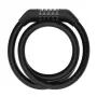 Kabelinė spyna Xiaomi BHR6751GL paspirtukui, 1,2 m, 1,2 cm, kodinė, juoda