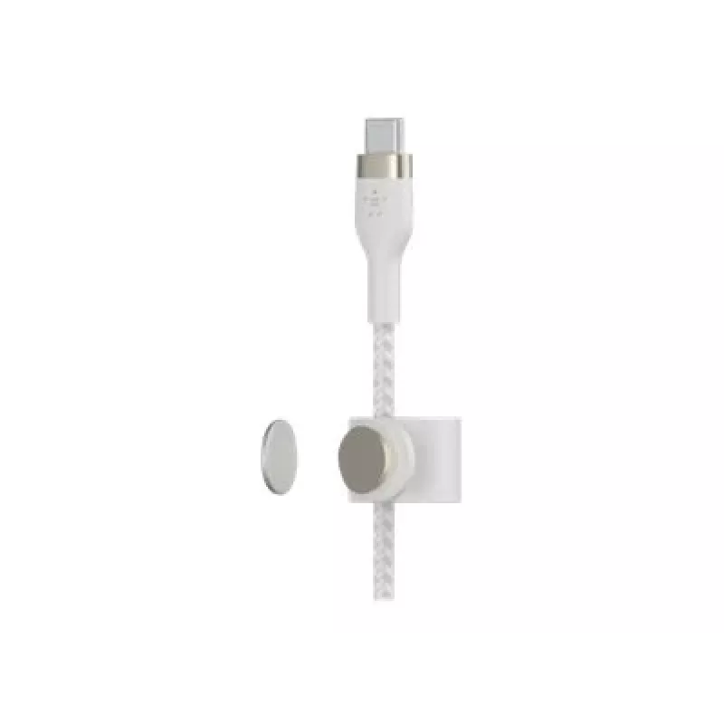 Belkin BOOST↑CHARGE PRO Flex USB-C laidas 1 m USB 2.0 USB C baltas (CAB011BT1MWH)