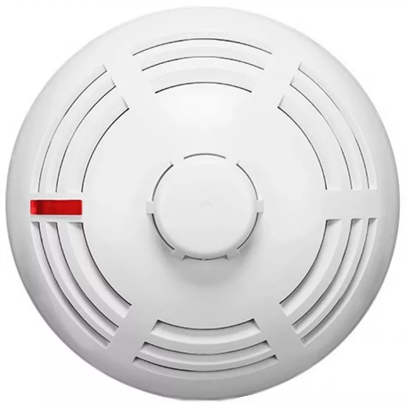 Belaidis dūmų detektorius SATEL ASD-200, paviršinis montavimas, 3V baterija, Ø108 mm, 61 mm aukštis
