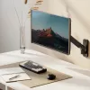 Sieninis monitoriaus laikiklis MACLEAN MC-458, dujinė spyruoklė, reguliuojamas aukštis, vienam ekranui, VESA 75x75–100x100, iki 7 kg, pakreipimas -45°–90°, maks. atstumas 35,5 cm