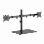 Gembird MS-D2ST-01 stalinis laikiklis dviem monitoriams, iki 32 colių, VESA 75x75–100x100, maks. apkrova 18 kg, juodas