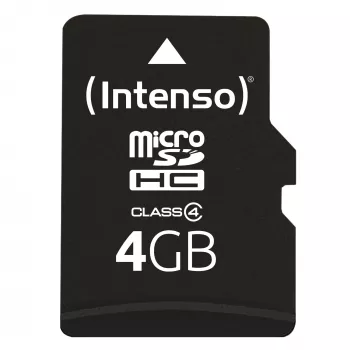 Intenso 4GB MicroSDHC Class 4 atminties kortelė 3403450