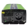 Automobilinis keitiklis Qoltec Monolith 1200 W žalias 12 V