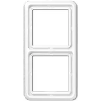 Viršutinė lizdo plokštelė JUNG CD 582 WW balta, Duroplast, be varžtų, 81×152 mm