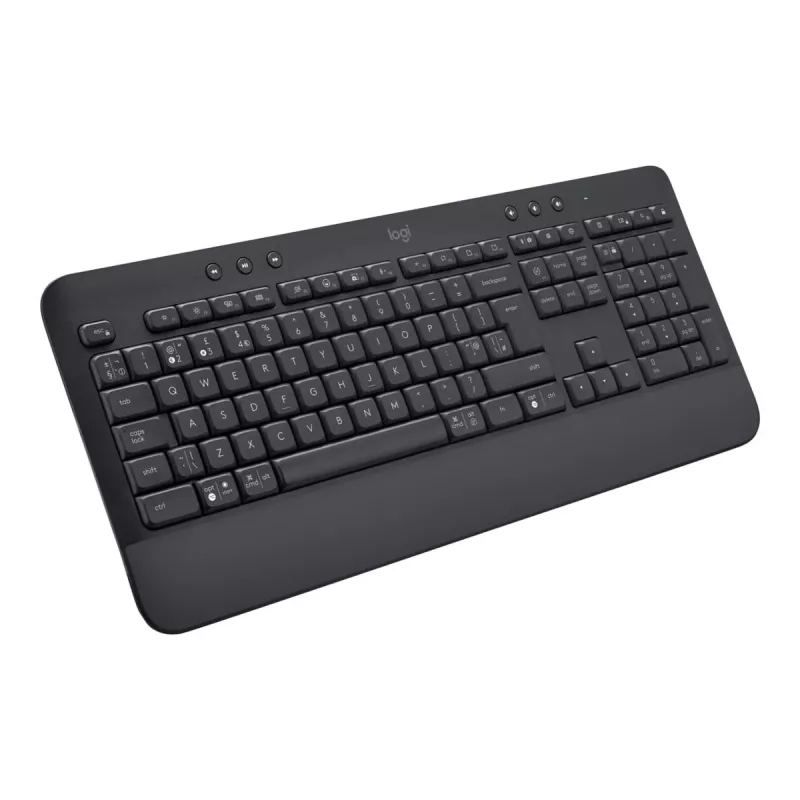 Logitech Signature K650 belaidė klaviatūra, Bluetooth 5.1, QWERTZ, šveicariška (CH), grafito (920-010912)