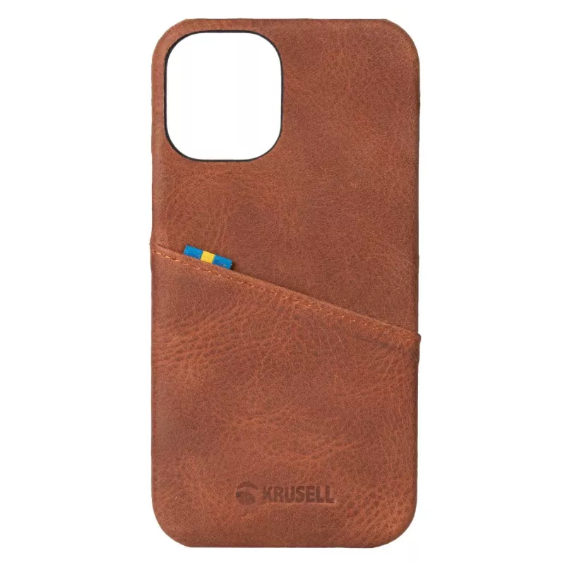 Krusell 62176 dėklas iPhone 12 Pro Max, rudas