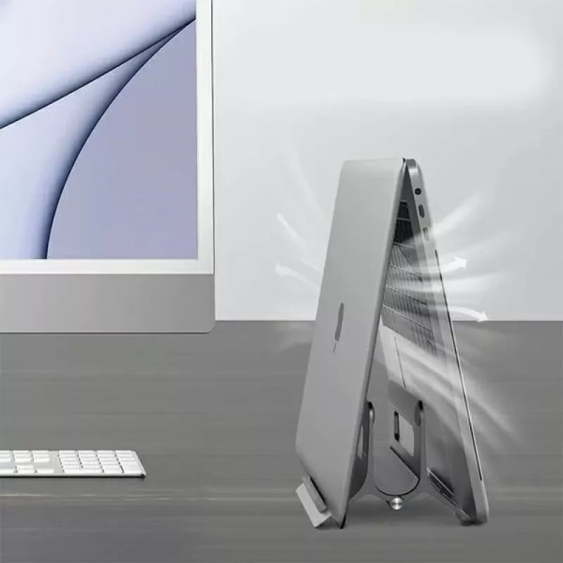 Gravitacinis stovas MacBook sidabrinis