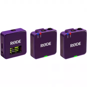RØDE Wireless GO III Violetinė – belaidė mikrofono sistema (violetinė)