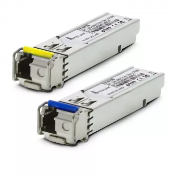 Extralink SFP WDM modulių pora 1.25G 1310/1550nm vienmodis 3km LC DOM