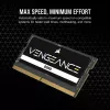 SO-DIMM 64 GB DDR5-5600 (2x 32 GB) Dual-Kit, Corsair Vengeance juoda