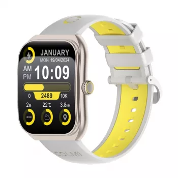 Išmanusis laikrodis Colmi P86 Gold su Bluetooth ir širdies ritmo matuokliu