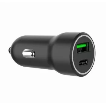 Gembird automobilinis maitinimo adapteris su USB-A ir USB-C PD – 20 W