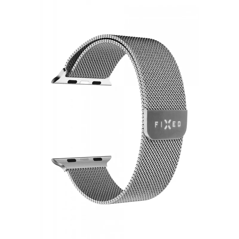 FIXED tinklinis (Milanese) dirželis „FIXMEST-436-SL“ sidabrinis, Apple Watch 38/40/41 mm