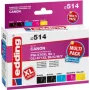 EDDING Druckerpatrone ersetzt Canon PGI-570XL+CLI-571XL Kompatibel Schwarz Cyan Magenta (18-514-01)