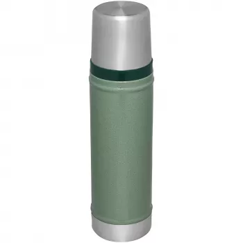 Termosas STANLEY The Legendary Classic Bottle 0.6L žalias – izoliuotas vakuuminis butelis, 600 ml