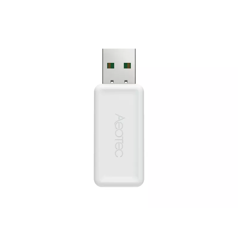 USB Z‑Wave ir Zigbee raktas AEOTEC AEOEZWA060 Pro – dviejų protokolų išmaniojo namų šliuzas
