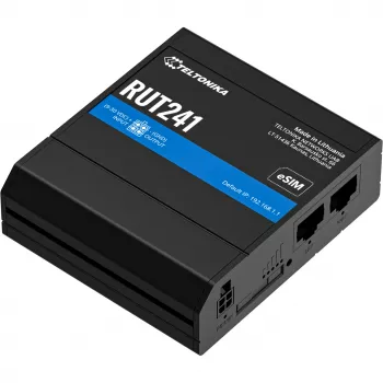TELTONIKA NETWORKS RUT241 eSIM GLOBAL pramoninis maršrutizatorius (RUT241230000)