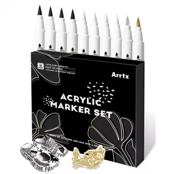 Akriliniai žymekliai Arrtx LC303601 rinkinys 10 vnt., 4 spalvos