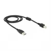 USB laidas DeLOCK 83566 USB 2.0 1m USB A USB B juodas