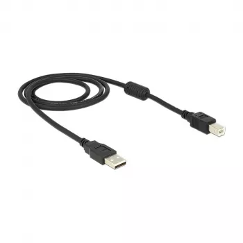 USB laidas DeLOCK 83566 USB 2.0 1m USB A USB B juodas