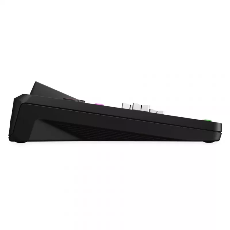 Studijos valdiklis RØDE Caster Pro II juodas – 4 XLR/TRS kombinuotos jungtys, 4 ausinių išėjimai, 8 pagalvėlės, jutiklinis ekranas, Wi‑Fi, Bluetooth, USB‑C
