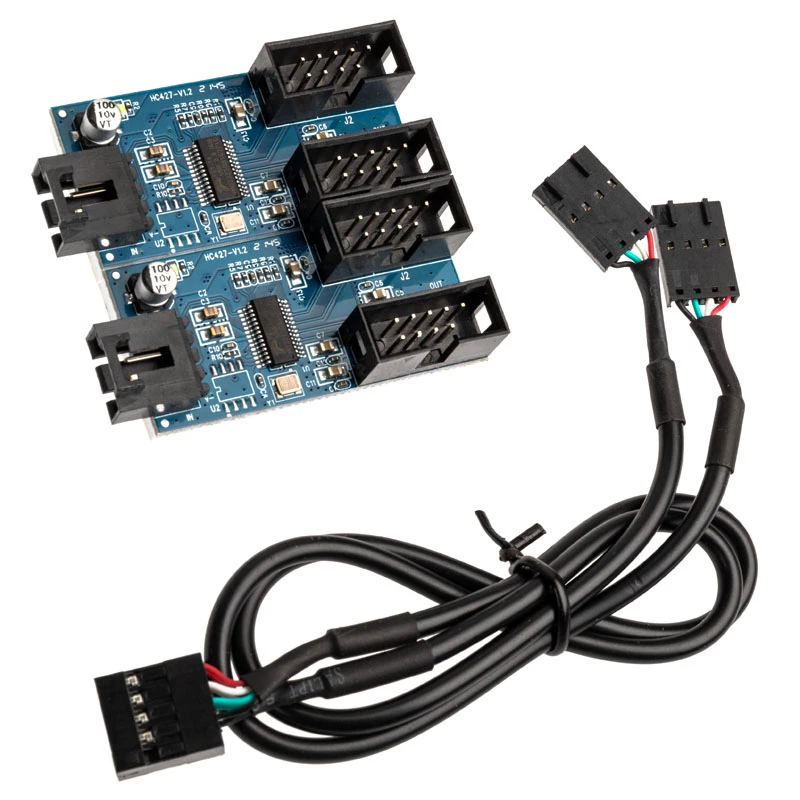 USB 2.0 skirstytuvas Akasa AK-CBUB64-30BK 1 į 4 prievadų USB 2.0