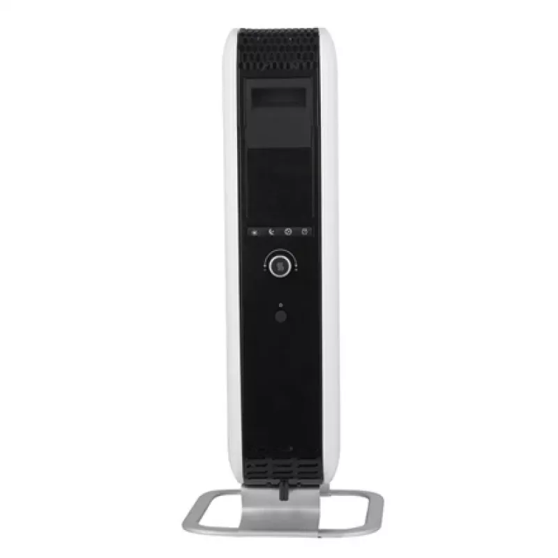 Mill AB-H2000DN alyvinis radiatorius, 2000 W, 3 galios lygiai, iki 34 m², su LED ekranu, baltas