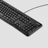 Logitech Desktop MK120 rinkinys, juodas, laidinis, Šveicariškas, 920-002504