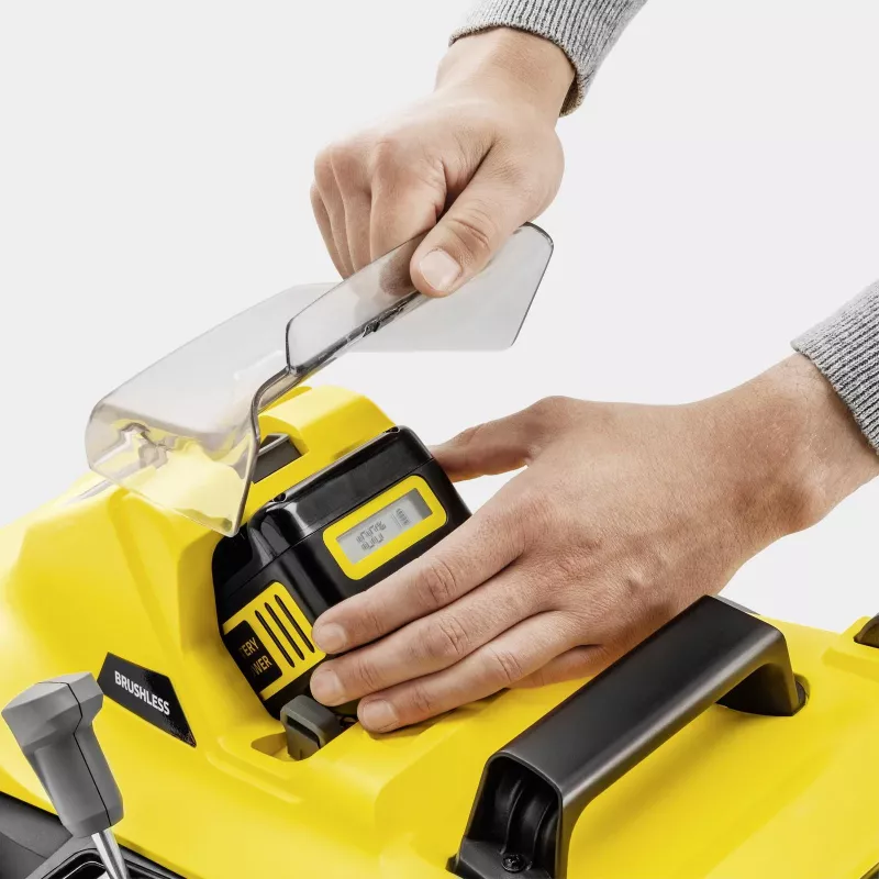 Belaidis vejapjovė Karcher LMO 3-18, 18 V, pjovimo plotis 340 mm, iki 350 m², 25–60 mm aukštis