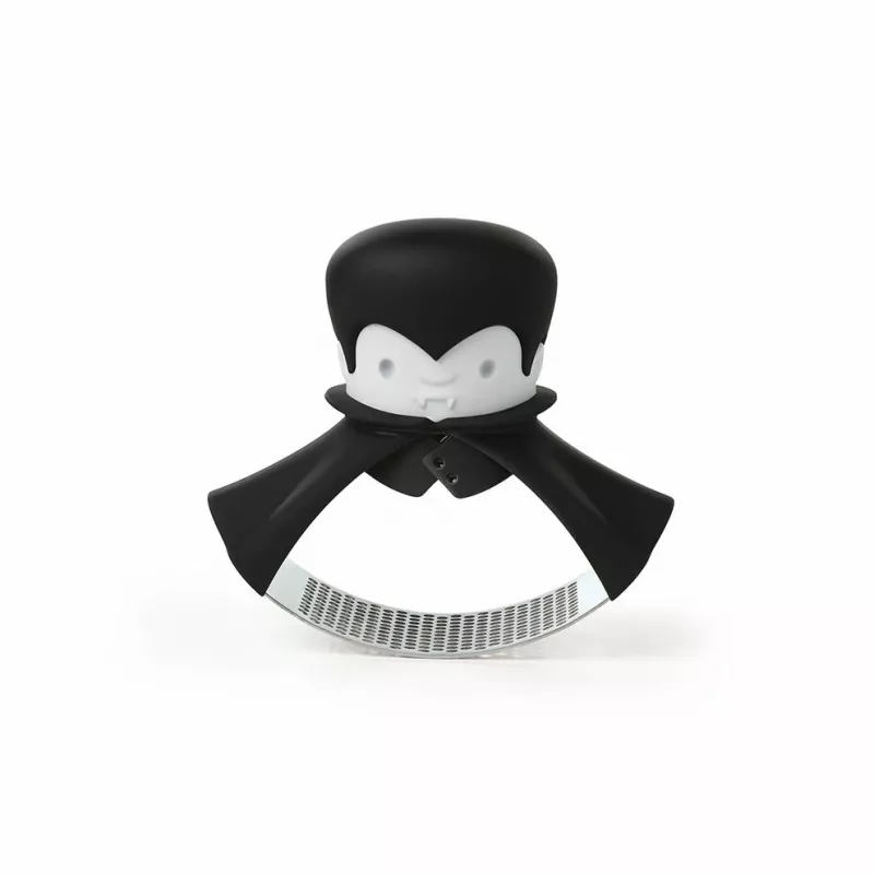 Stalinis česnakų spaudėjas Ototo Design Rockula plastikas nerūdijantis plienas juoda balta
