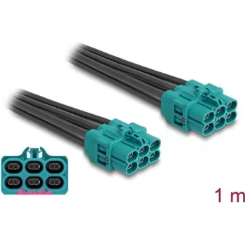 DeLOCK laidas HDMTD Z šešių lizdų į HDMTD Z šešių lizdų 1 m
