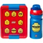 LEGO 40580001 Ryškiai mėlynas pietų rinkinys – vaikiška priešpiečių dėžutė ir gertuvė