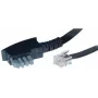 Telefono laidas ShiverPeaks BS70166 6 m Juodas