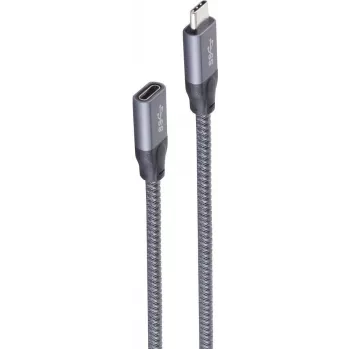 shiverpeaks Basic-S USB laidas 1,5 m USB 3.2 Gen 2 (3.1 Gen 2) USB C pilkas (BS13-46150)