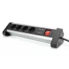 Daugializdis lizdas Digitus DA-70614 su 2x USB prievadais