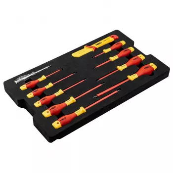 Neo Tools elektriko serviso dėžutė 52 vienetai 22 stiprioje dėžėje