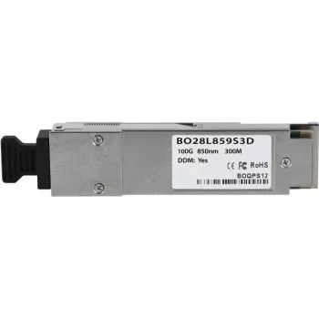 Skaidulinės optikos siųstuvas-imtuvas BlueOptics BO28L859S3D-BO 100000 Mbit/s QSFP28