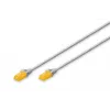 Tinklo laidas Digitus CAT 6A U/UTP Slim Patch Cord RJ-45 Cat6a 2m pilkas