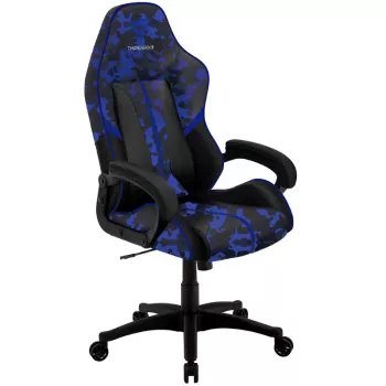 Žaidimų kėdė Thunder X3 BC1 Camo Blue su reguliuojamu aukščiu ir atlošimu