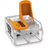 WAGO 221-612 jungtis tiesi 450 V oranžinė permatoma